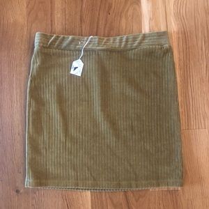 Corduroy mini skirt NWT